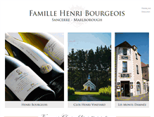 Tablet Screenshot of henribourgeois.com